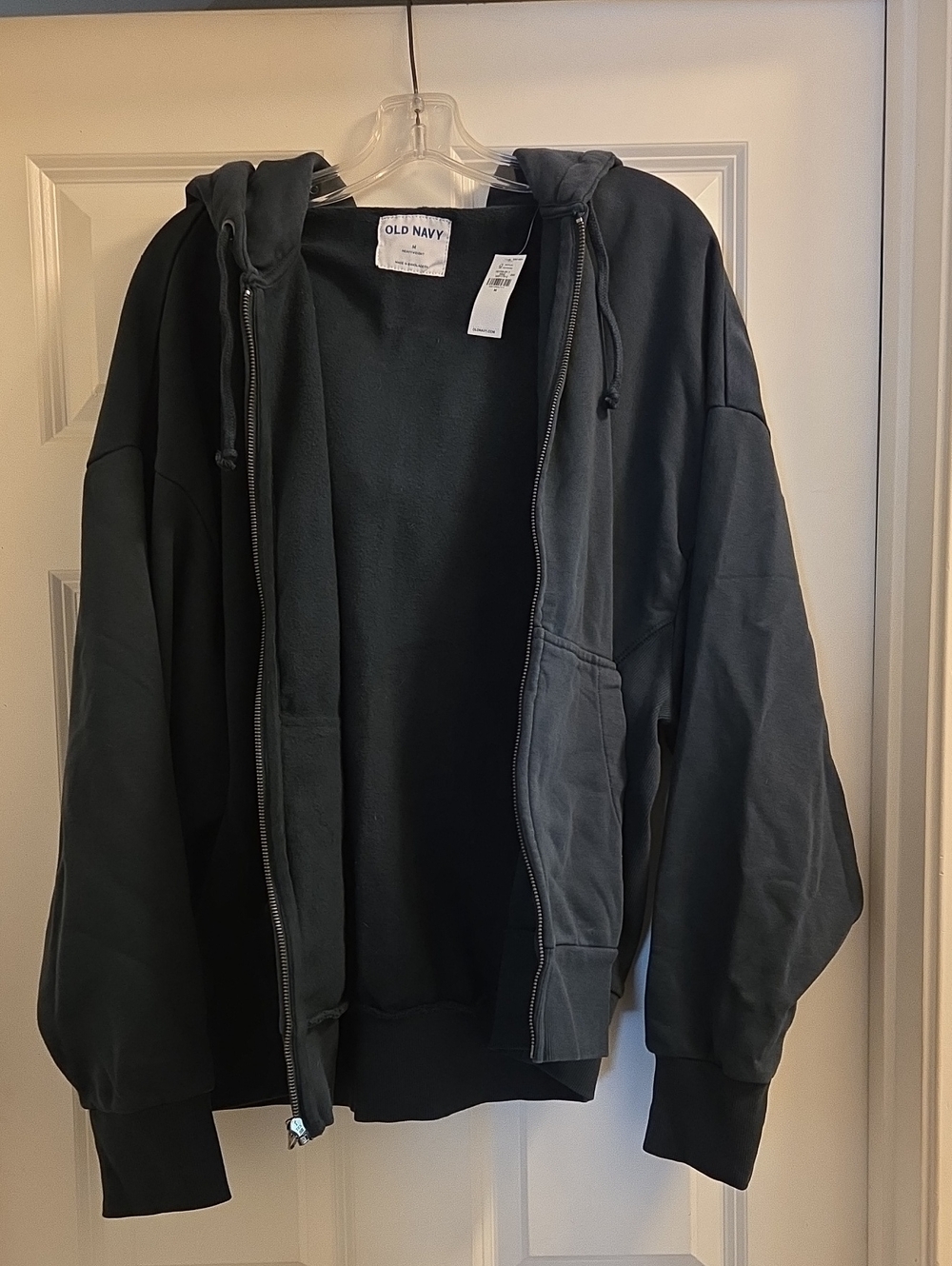 Old Navy Navy Blue Hooded Fleece Jacket